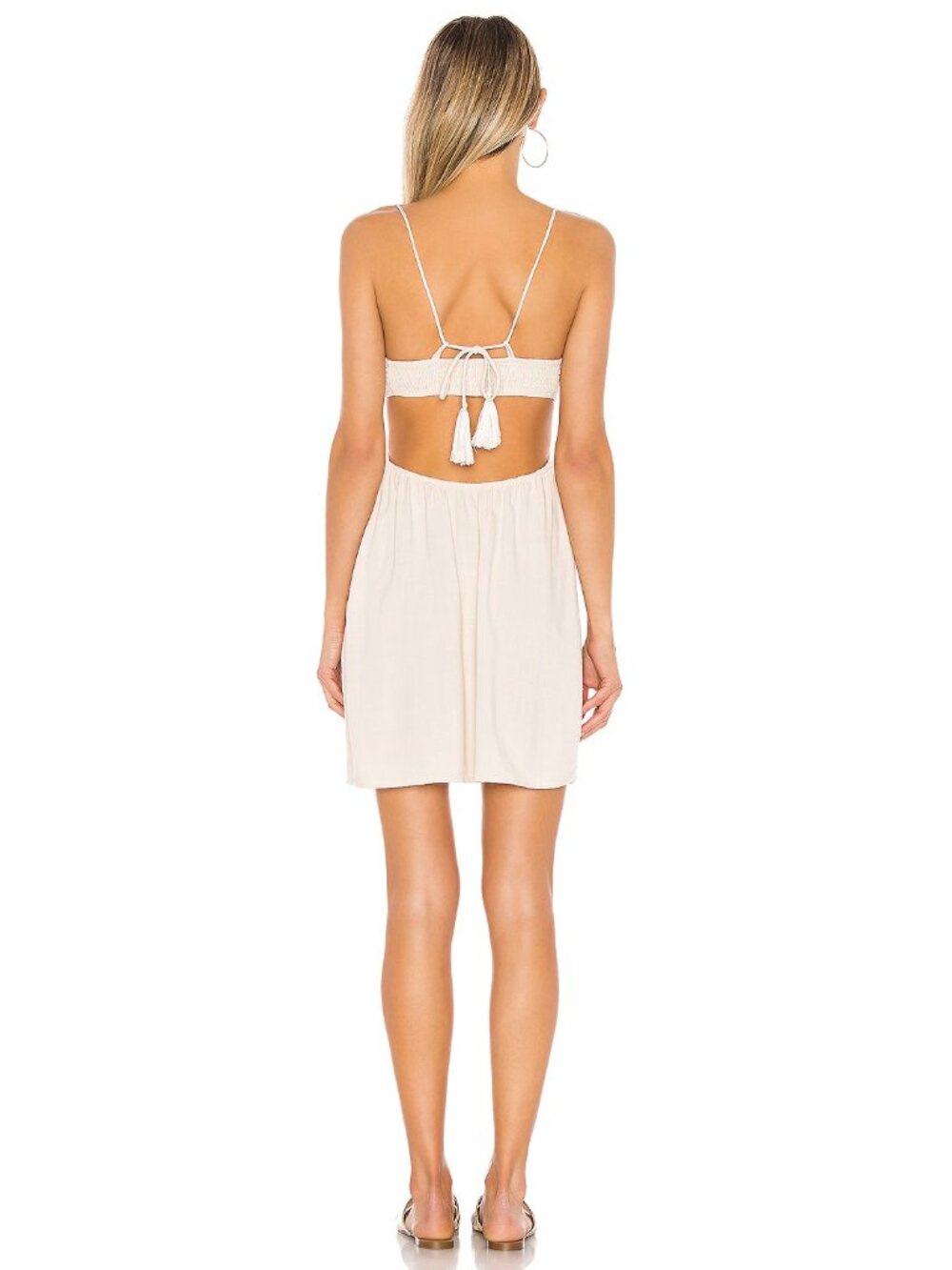Indah Robin Cutaway Mini Dress in Opal Stonewash - Picture 3 of 3
